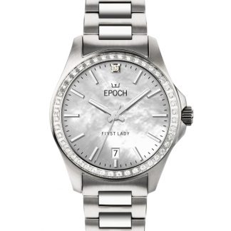 Epoch First Lady Full Diamond Mother of Pearl White