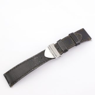 Tudor 22MM Brown Leather Strap With Deployment Clasp
